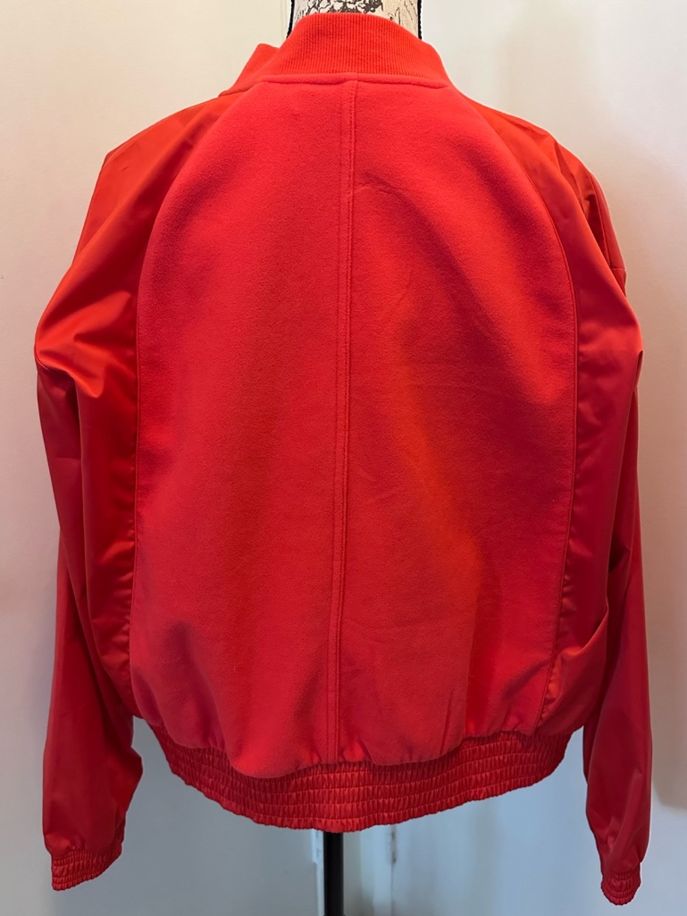 ATHLETA Zion Microfleece Full Zip Athletic Baseball Jacket Red/Orange - Picture 7 of 12